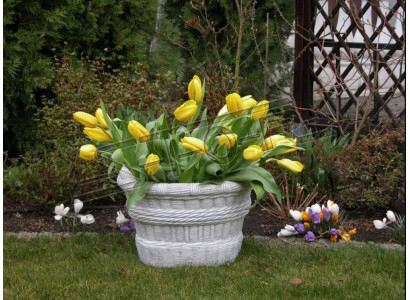 Conception pot de fleur haut pot de plante navire pots chiffre décoratif visage sculpture