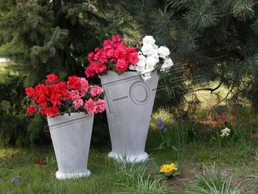 Conception pot de fleur pot de plante pots figure visage