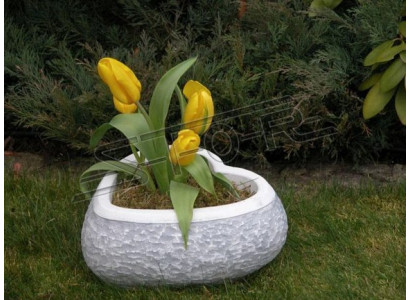Conception de pots de fleurs, pots de plantes, pots de vases, pots de figures, sculpture de cœur