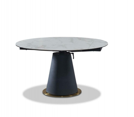 Conception Table à manger Bois avec des éléments en acier inoxydable Tables Salle à manger Mobilier décoratif