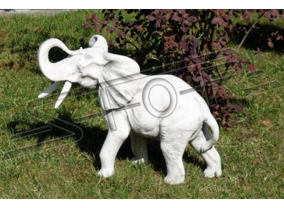 Conception Figure Elephant Sculpture Figures Statues Sculptures Statues Blanc Décor Statue