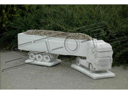 Statue de designer Figurines Camion de figures Camion de sculptures de jardin Sculpture