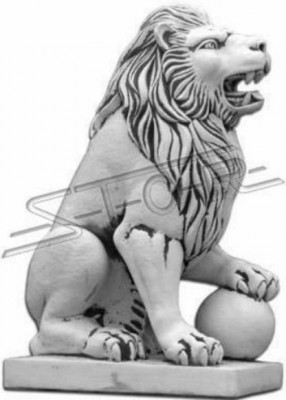 Noble Chevalier Statue de Lion Statue Sculpture Figurines Sculptures Jardin