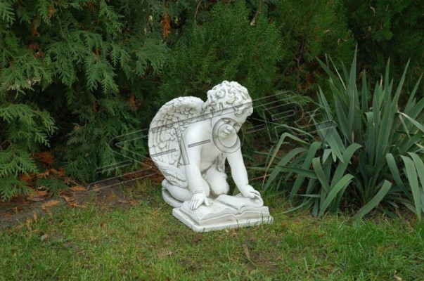 Sculpture de figurine de design d'ange pour enfants Statue de décoration de jardin Figures Statues