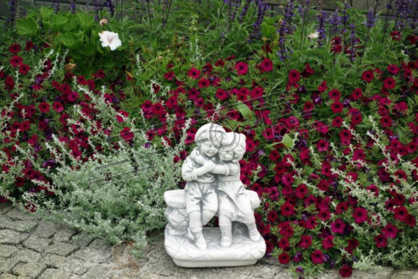 33cm sculpture décorative, figure de conception de statue de jardin figures statues