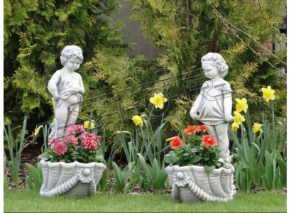 Figure pot de fleurs pot de fleur décoration pots de fleurs figure décor jardin