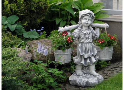Figure pot de fleurs plante pot de décoration pot de fleurs décor figure jardin