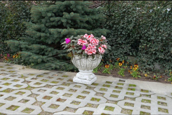 Figure Flower Pot Plant White Pot Decoration Figure Flower Pots Garden  Figurine Pot de fleur Plante Pot blanc Décoration Pot de fleur Jardinière