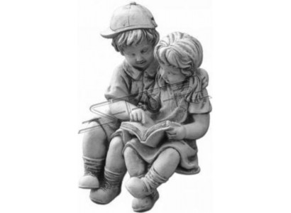 40 cm sculpture décorative statue figure design statue figures de jardin statues grises naturelles