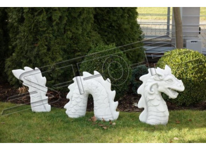 Figure Serpent Dragon Statue de jardin Sculpture Sculptures Figures