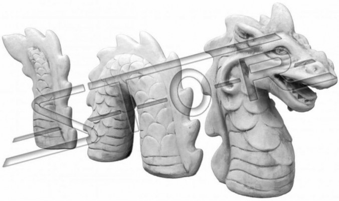 Figure Serpent Dragon Statue de jardin Sculpture Sculptures Figures