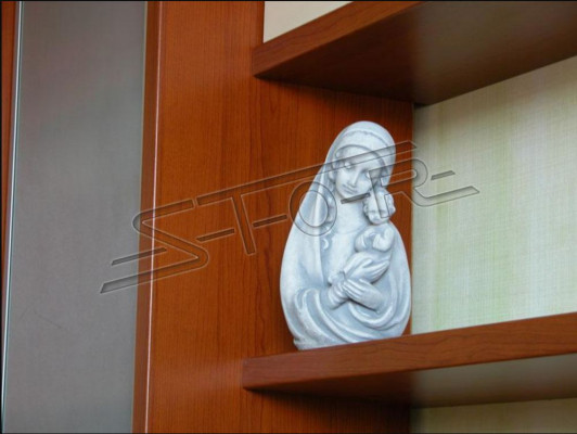Sculpture de figurine Marie Jésus Sculptures Dieu Figures saintes Décor Statues