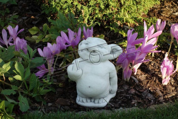 Figur Statue Garten Dekoration Dekoration Stinkender Finger Mittelfinger Statuen Sofort