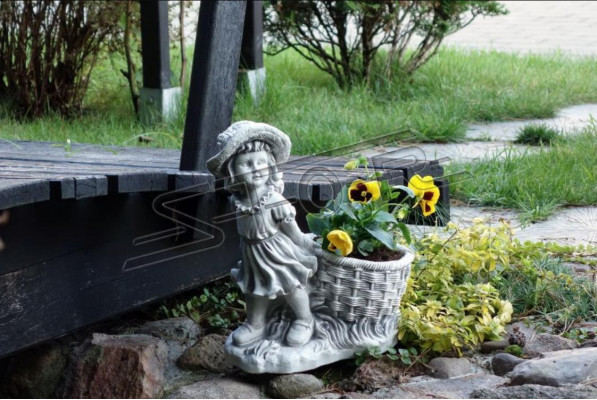 40 cm sculpture décorative figure design statue jardin statues gris nature statues