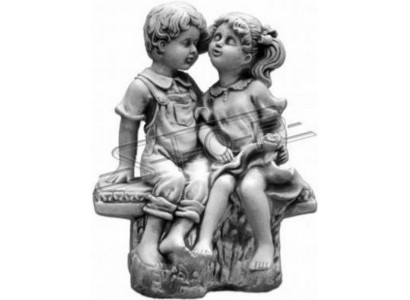 40 cm de sculpture décorative figurine design statue grise statues de jardin figures nature