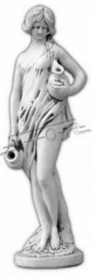 Fontaines Fontaine Figurine Éva Statue Figures Sculptures Statues Sculpture