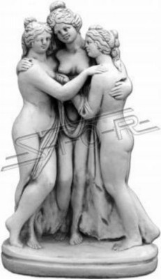 Femme 43cm Sculpture Figure de conception Statue Figures de jardin Statues