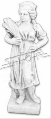 Femme 80cm Sculpture Figure Design Statue Jardin Figures Statues Décoratives