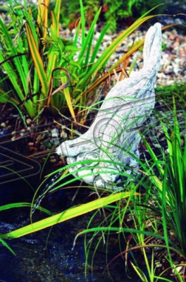 Décoration de jardin statuette de furet en fer sculpture figurines sculptures designer