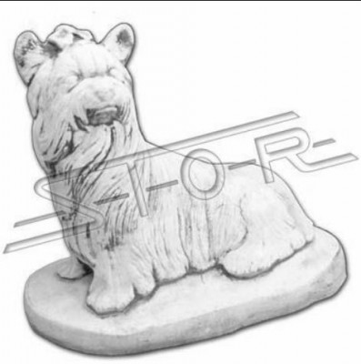 Statue de chien décorative de jardin sculpture figures sculptures figure de designer