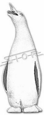 Décoration de jardin statue de pingouin sculpture figures sculptures designer figurine