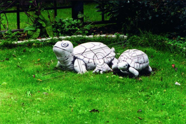 Décoration de jardin statue tortue sculpture figurines sculptures design figure