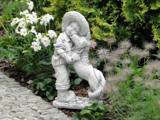 Décoration de jardin Statue Sculpture Figures Sculptures Designer de 63cm