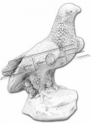 Décoration de jardin Statue Aigle Sculpture Figurines Sculptures Designer