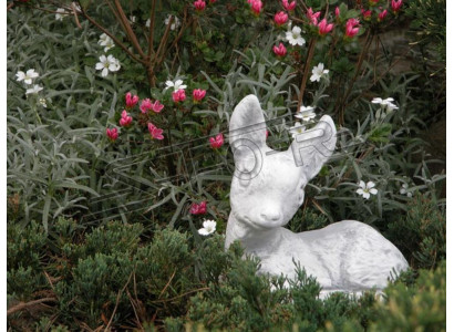 Décoration de jardin Bambi Figurines en pierre de terrasse Statue décorative Figure