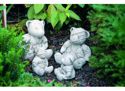 Décoration de jardin Ours Patio Pierre Figures Figurine Décorative Statue