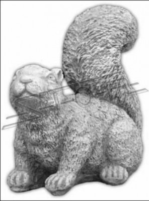 Décoration de jardin Ecureuil Patio Pierre Figures Figure Statue décorative