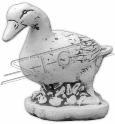 Décoration de jardin Canard Patio Pierre Figures Statue de Figurine Décorative Sculpture