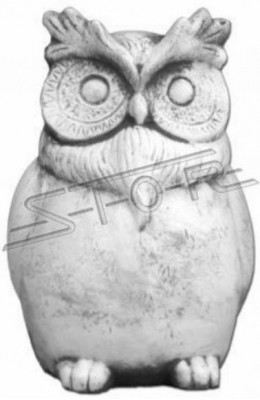 Décoration de jardin Chouette Patio Pierre Figures décoratives Statue nature