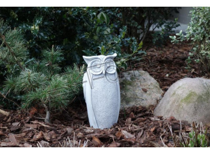 Décoration de jardin Chouette Patio Figurines en pierre Figurine décorative Statuette de la nature