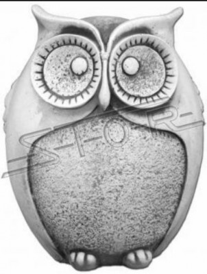 Décoration de jardin Chouette Patio Pierres Figures Décoratives Statue de la Nature