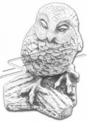 Décoration de jardin Chouette Figurines en pierre de terrasse Statuette de décoration de figurine de nature