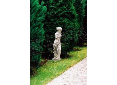 Décoration de jardin Femme 58cm, décoration de figures en pierre pour terrasse
