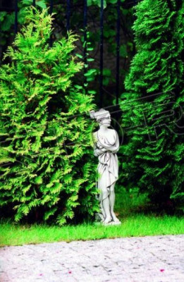 Décoration de jardin Femme 60cm Décoration de figurines en pierre de terrasse