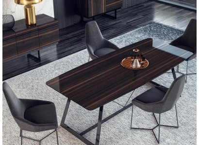 Table de salle à manger de luxe 4x chaises salle à manger Ensemble complet de nouveaux meubles Design moderne 5 pièces