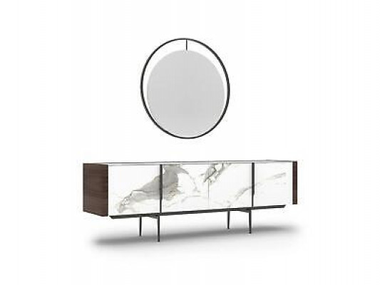 Salle à manger de luxe Buffet moderne avec miroir Design Ameublement nouveau