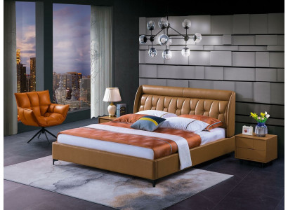 Meubles de chambre de luxe Lit 2x Table de chevet Set Lits Mobilier Hôtel 3 pièces. Résider!