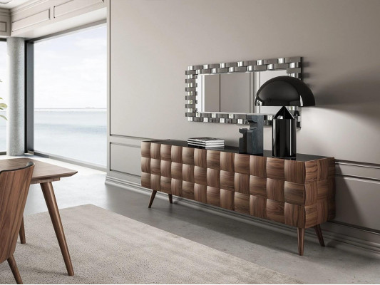 Bahut de luxe avec miroir Salle à manger Mobilier complet Design Meubles