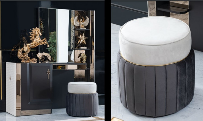 Chambre nouvelle Coiffeuse Consoles avec Miroir Console de luxe Commode Mobilier