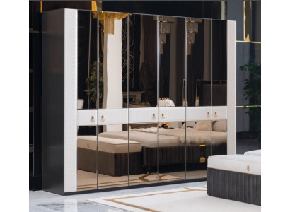 Armoire de chambre en bois Mobilier de style italien Armoires de cuisine Armoire neuve