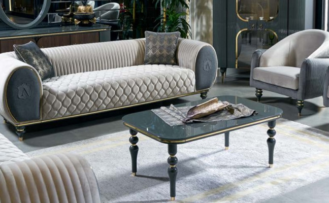 Meubles Table Luxe Table d'appoint Bois Moderne Table basse Salon Design Tables