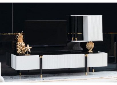 Buffet Armoire tv Bois Banc de télévision Commode Meubles design neufs Unité murale Armoire de télévision Armoire