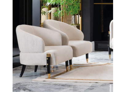 Textile 2x Fauteuil Tapisserie Chaises Gastro Tissu Salle à manger Nouveau Ensemble de chaises Design