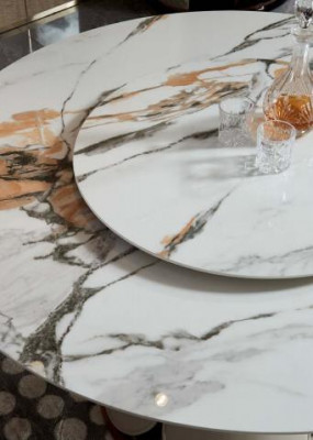 Table à manger Cuir Tables en pierre Bois Luxe Design moderne Mobilier Table