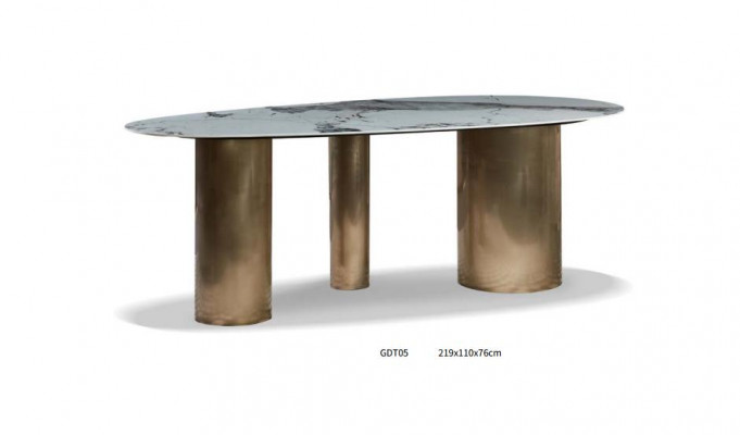 Groupe de salle à manger Table à manger Ensemble de table 4x Chaises Lehn Mobilier Salle à manger Tables