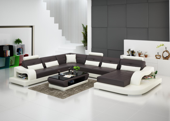 Canapé d'angle Canapé Sofa Fauteuil d'angle Paysage de vie Suite en forme de U